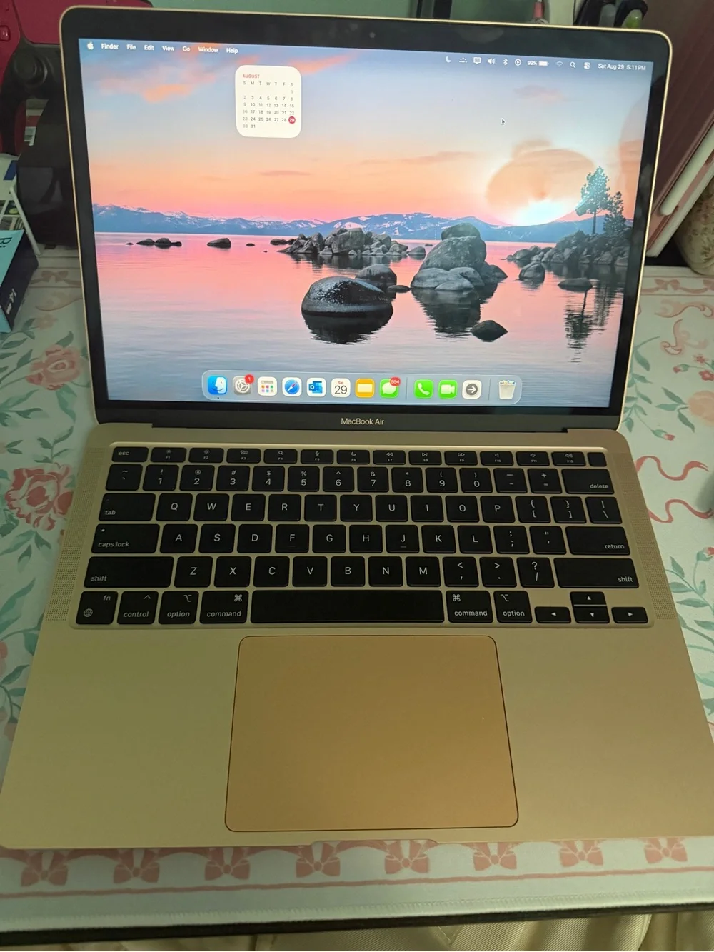 MacBook Air M1 Chip 2020 13.3 Inch Display Rosegold